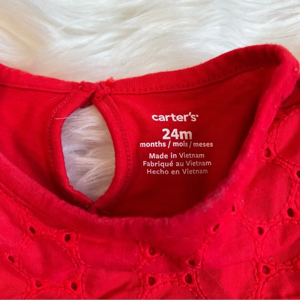 Carter's Crewneck Eyelet Top‎